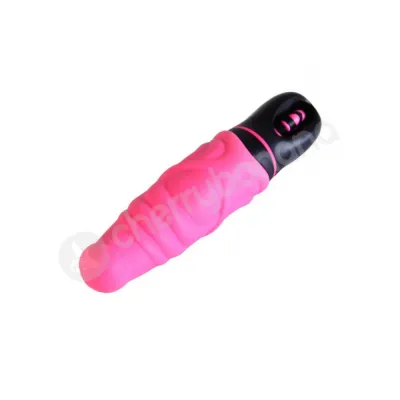 Silicone Roulette Lucky 7 Pink Vibrator