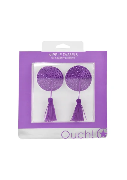 Nipple Tassels Round - Purple - — image 7 of 7