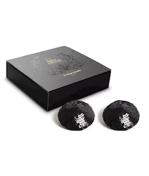 Bijoux Indiscrets Burlesque Pasties Sequin - Black — image 4 of 5