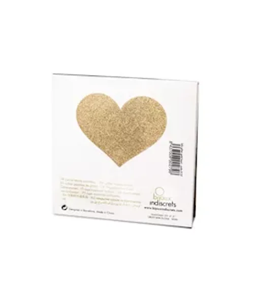 Bijoux Indiscrets - Flash Heart Nipple Covers - Gold — image 6 of 7
