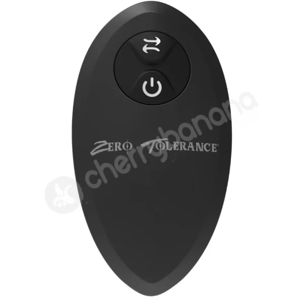Zero Tolerance The One-two Punch Black Double Tapping Prostate Vibe