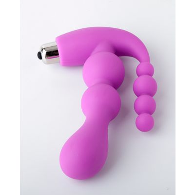 Double Ended Vibrator Purple 6 1 Inch