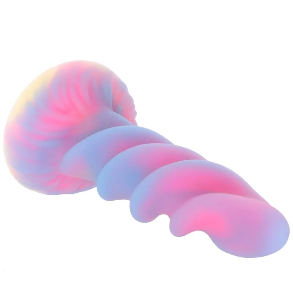 Moon Rider Glow In The Dark Unicorn 8" Silicone Suction Cup Dildo By Creature Cocks