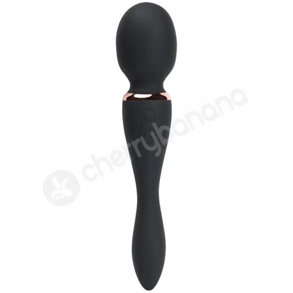 Nu Sensuelle XLR8 Alluvion Black Ultra-Flexible Dual Ended Wand Vibrator