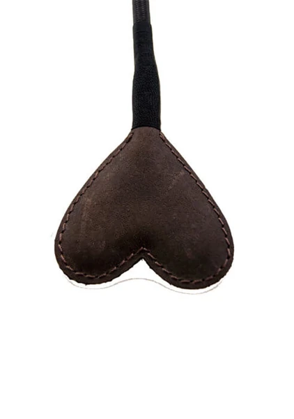 Bound Nubuck Leather Riding Crop