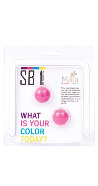 Kegel Balls Silicone Neon Pink