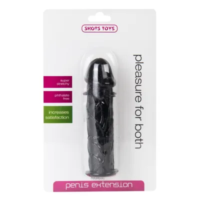 Realistic Penis Extension Black
