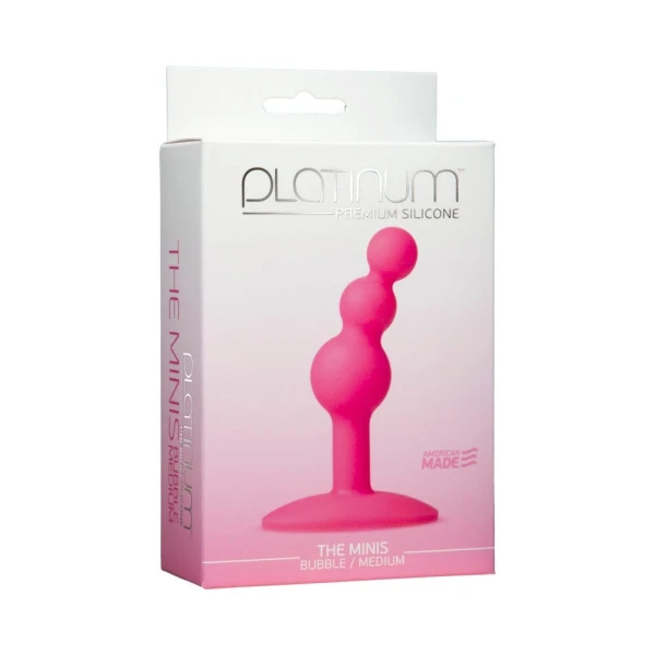 Platinum The Minis Bubble Anal Plug Medium — image 12 of 14