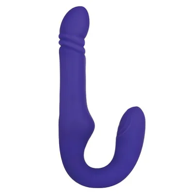 Adam Eve Eve s Ultimate Thrusting Strapless Strap On Rechargeable Vibrating Dildo