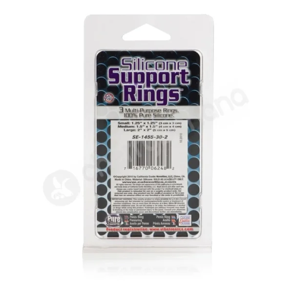 Silicone Support Rings Flesh Cock Rings 3 Pack