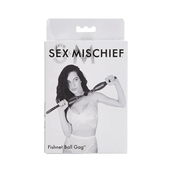 S&m Fishnet Ball Gag