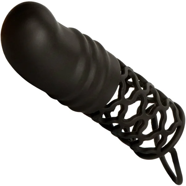Black Silicone 2" Penis Extension By CalExotics — image 4 of 11