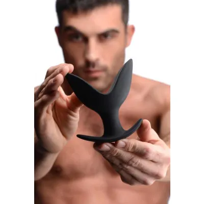 Ass Anchors 3 Piece Silicone Anal Anchor Set Black