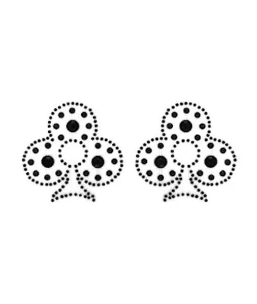 Crystal Club Rhinestone Pasties - Black — image 3 of 3