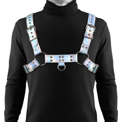 Cosmo Dare Chest Harness Large X Large Rainbow