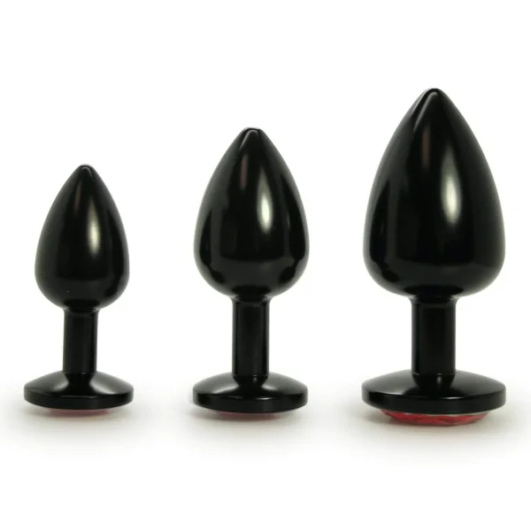 Jeweled Aluminum Anal Plug - Great for Temperature Play!