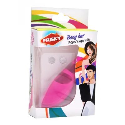 Bang Her Silicone G Spot Finger Vibe Pink