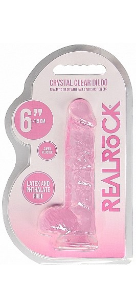 6" Realistic Cock + Balls