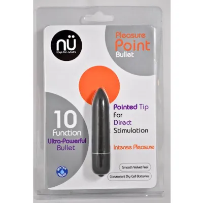 NU Sensuelle S Wet Pleasure Point Bullet Black