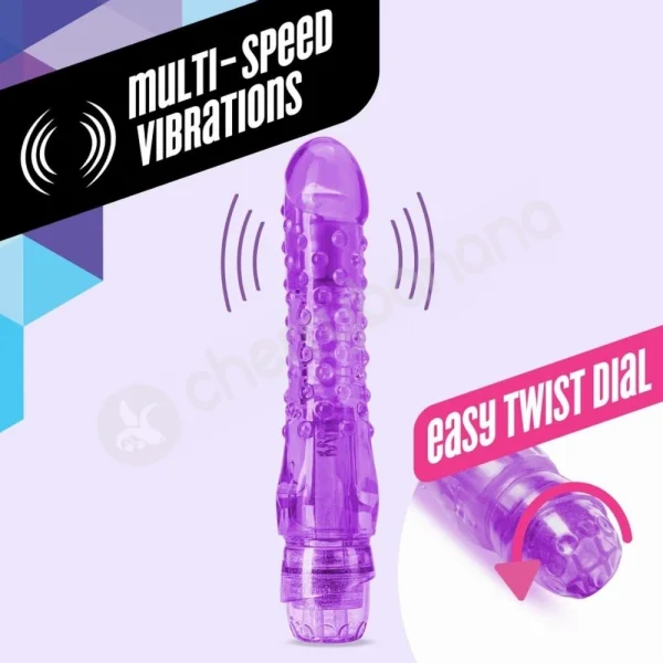 Naturally Yours Bump N Grind Purple Pleasure Bumps Vibrator
