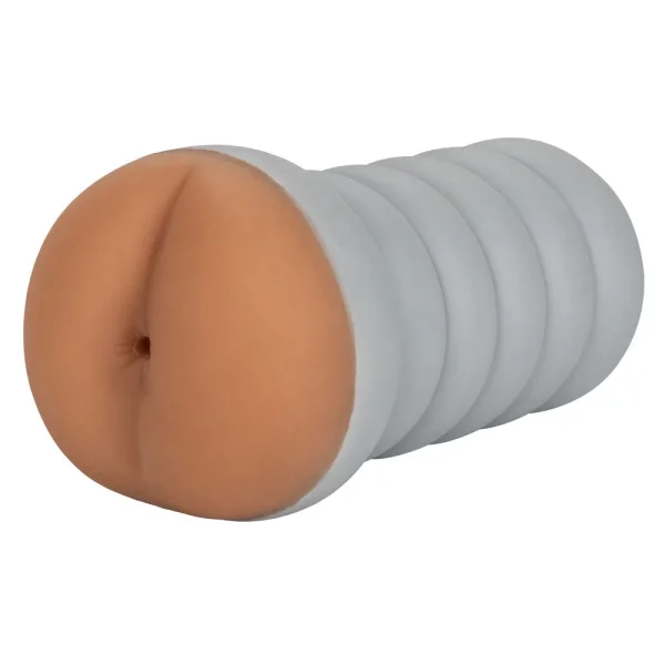 Gripper Ribbed Tight Ass Brown Masturbator