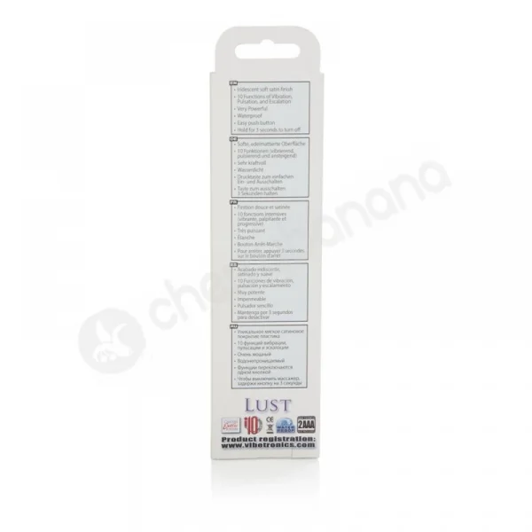 Body & Soul Purple Lust Vibrator