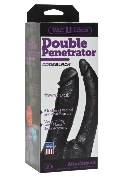 Vac-U-Lock CODEBLACK Double Penetrator — image 4 of 6