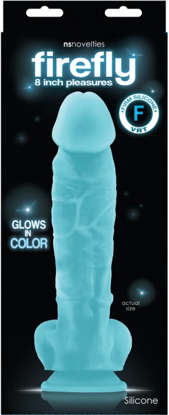 Glowing 8" Cock + Balls