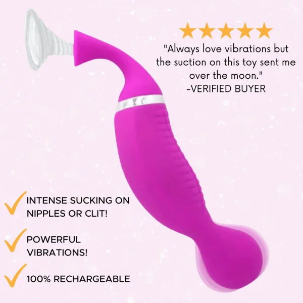 Duo Tease Clit Sucker & Vibrator