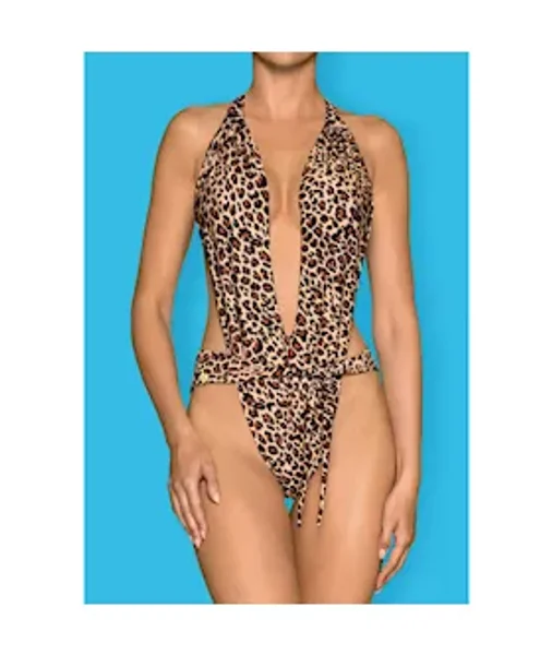 Obsessive Cancunella One Piece Swimsuit - Leopard - O/s — image 5 of 6