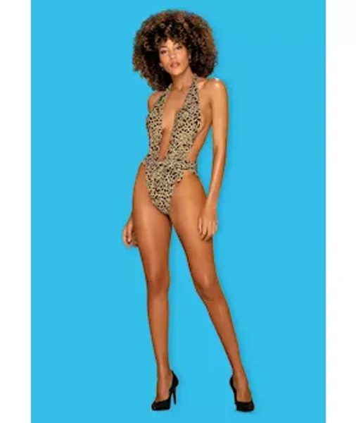 Obsessive Cancunella One Piece Swimsuit - Leopard - O/s — image 4 of 6