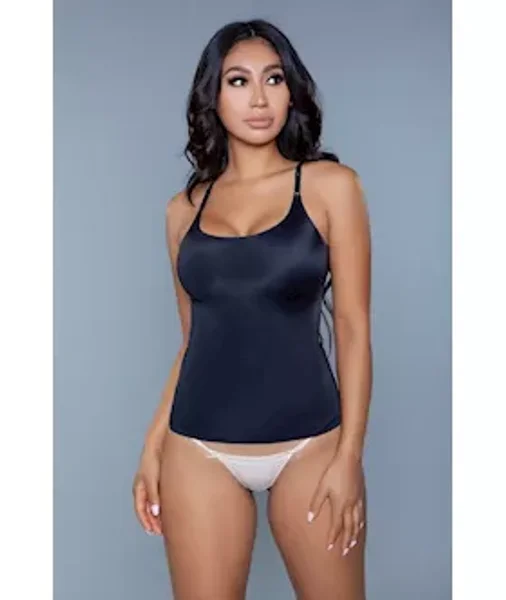 Figure Hugged Top      - Black - 3xl|4xl — image 2 of 4