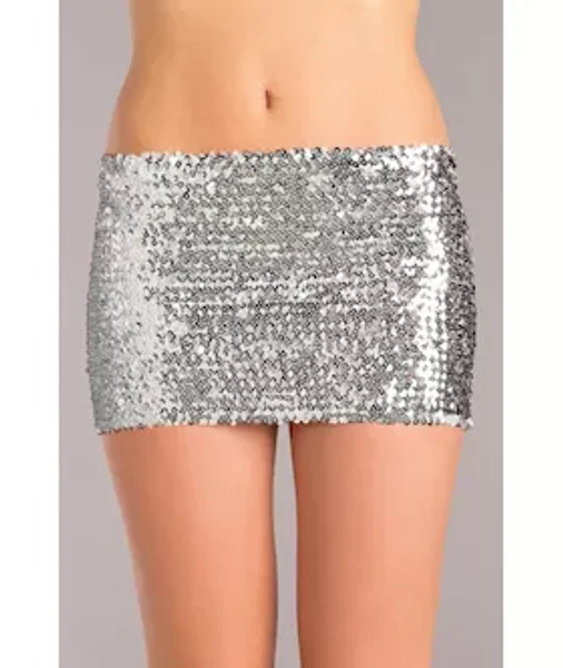 Mini Skirt - Silver -  L — image 2 of 2