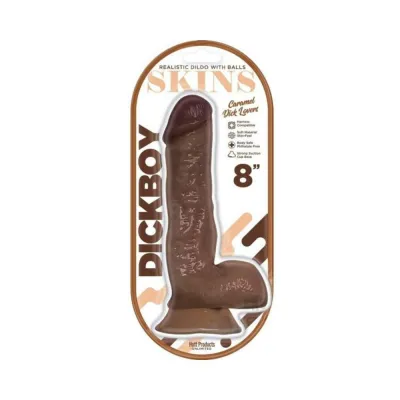 Dickboy Skins Dildo 8 In Caramel Lovers