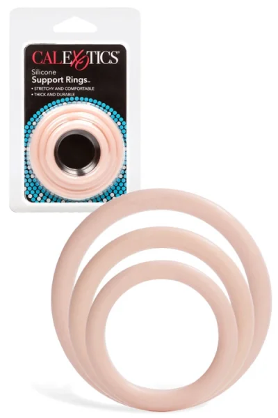 California Exotic Silicone Penis Rings (Set of Three)