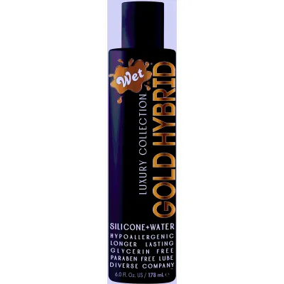 Wet Gold Hybrid Water Silicone Blend 6 Fl Oz