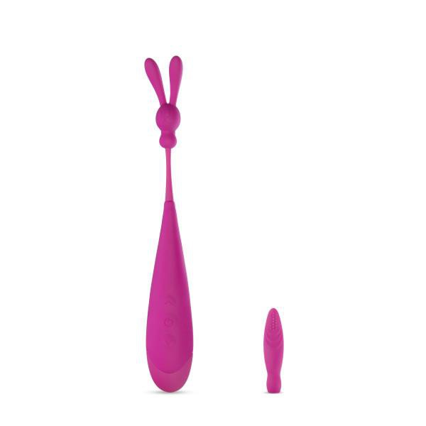 Blush Noje Quiver Pinpoint Vibrator with 2 Attachments