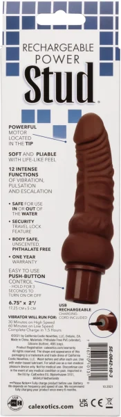 Rechargeable Power Stud Curvy - Brown
