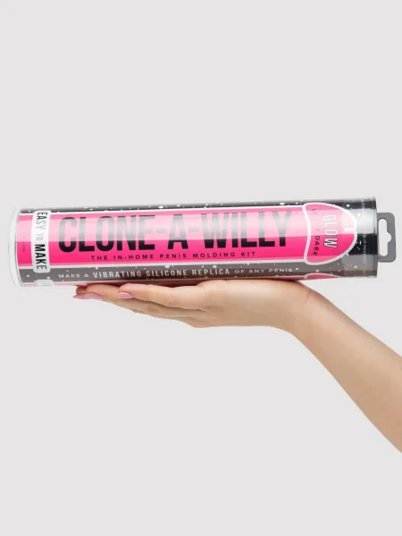 Clone-A-Willy Glow In The Dark Vibrator Molding Kit Pink