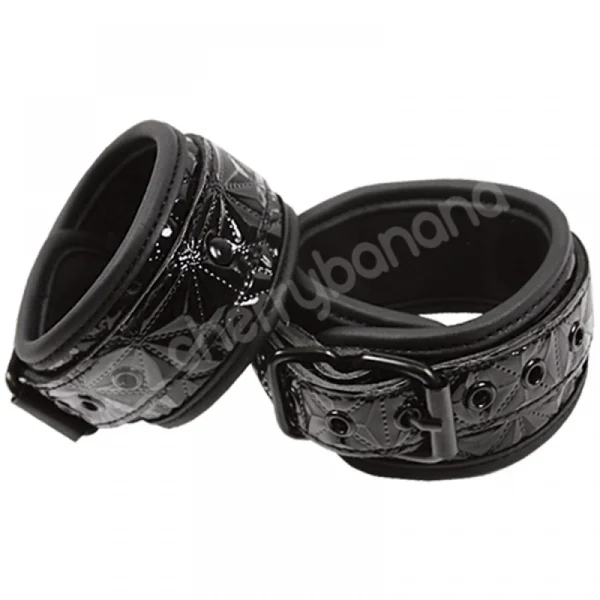 Sinful Black Wrist Cuffs
