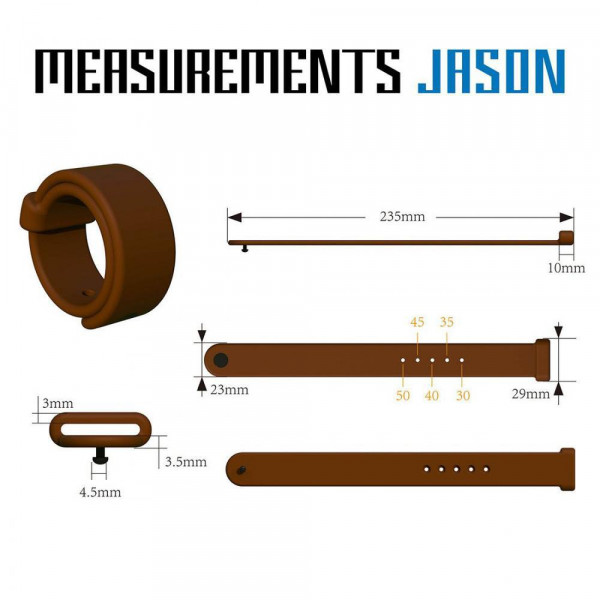 Velv'Or Rooster Jason Adjustable Hard Silicone Cock Ring - Brown — image 6 of 13