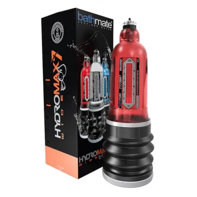 Bathmate Hydromax 7 Wide Boy Penis Pump Red 5 inches to 7 inches