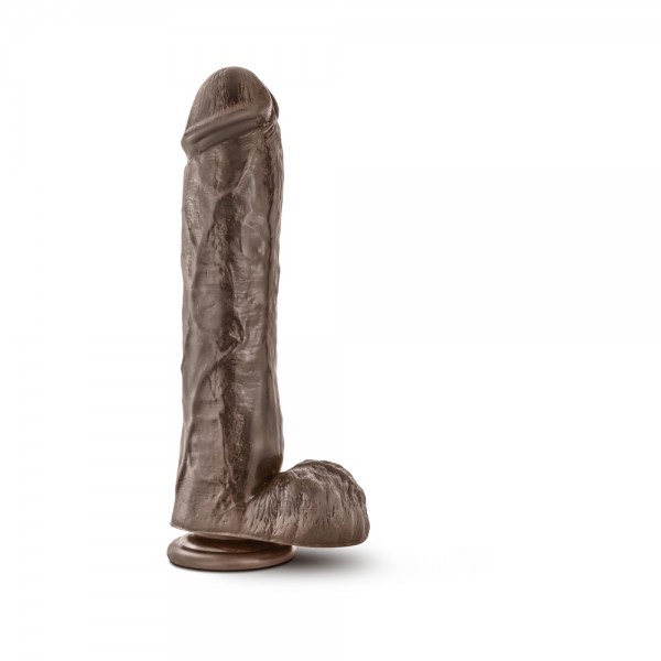 Mr Savage 11.5 inches Dildo with Suction Cup Brown