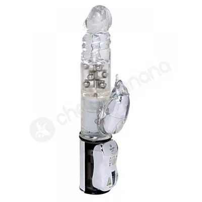 Eclipse Ultra 7 Beaver Clear Vibrator