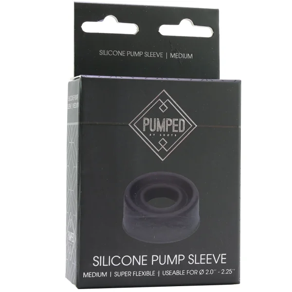 Pumped Black Silicone Pump Sleeve