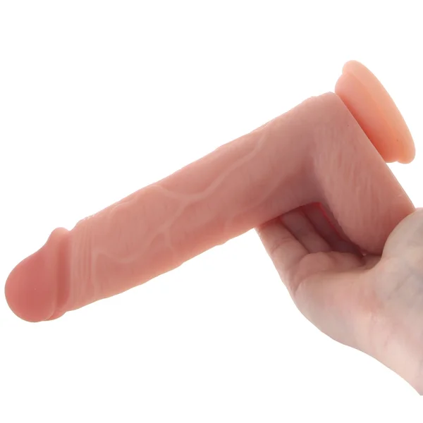 Dr. Skin Dr. Ethan Gyrating, Vibrating 8.5" Silicone Suction Cup Dildo With Balls & Remote By Blush