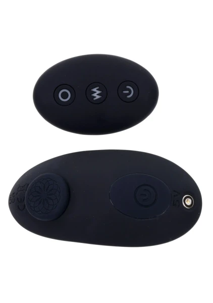 Hidden Pocket Strap-On with Remote Control Vibrator