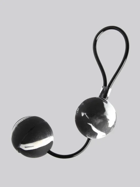 Oscillating Textured Duo Ben Wa Balls 2.4oz
