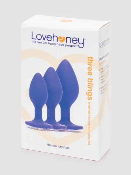 Lovehoney Jeweled Silicone Butt Plug Set