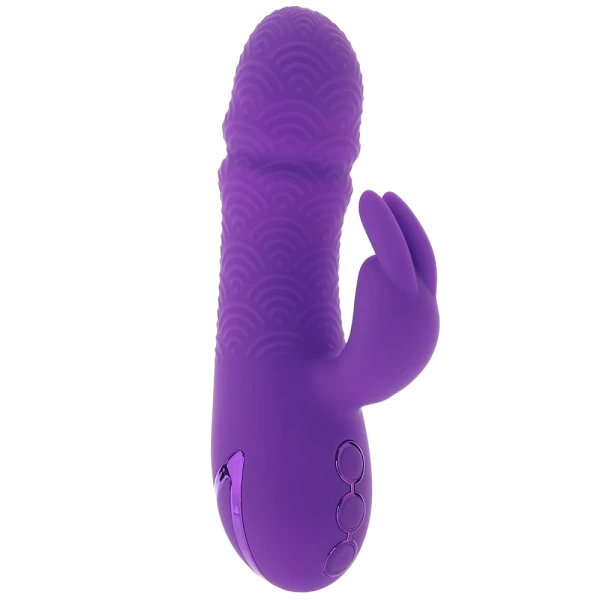 California Dreaming Manhattan Beach Marvel Thrusting Dual Stimulation Vibrator By CalExotics